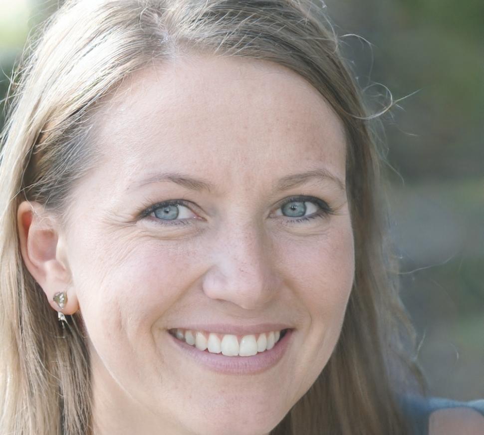 Portrait of satisfied client